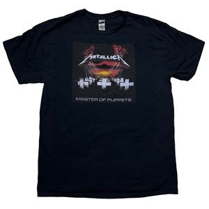 Gildan Metallica Master of Puppets Album SS Crewneck Graphic T-Shirt Unisex L